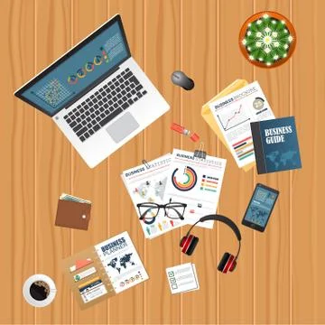 Auditing concept, tax process, analysis, data, accounting, planning, management Illustrazione stock