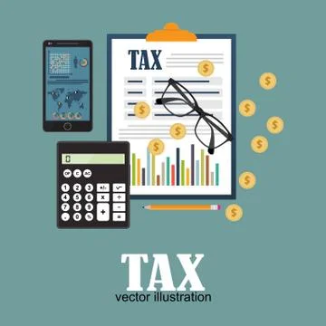 Auditing concept, tax process, analysis, data, accounting, planning, management Illustrazione stock