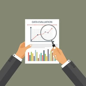 Auditing concept, tax process, analysis, data, accounting, planning, management Illustrazione stock
