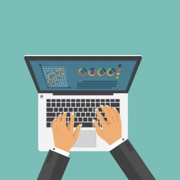 Auditing concept, tax process, analysis, data, accounting, planning, management Stock Illustration