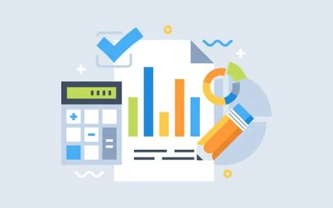 Auditing concepts Stock Illustration