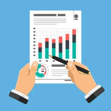 Auditing, Tax process, Accounting Concept Stock Illustration