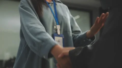Auditor and accountant working in office Analyze financial data and account.. Stock Footage 335863582