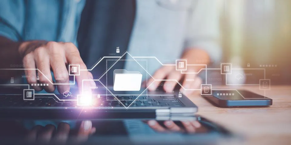 Auditor worker working with document folder ,Management of important docume.. 스톡 사진