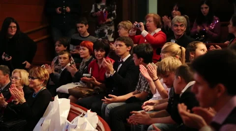 Auditorium-applause Stock Footage 44639460