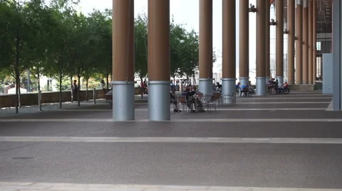 Auditorium Cafe Stock Footage 53839330