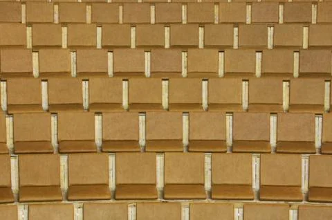 Auditorium chairs on row inside opera house Stock Photos
