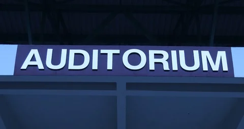 Auditorium exterior Stock Footage 99758225