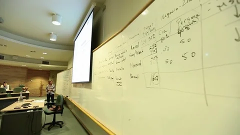 Auditorium lecture Stock Footage 77050540