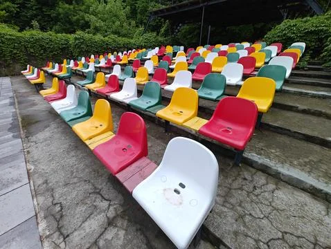 Auditorium seats  Stock Photos