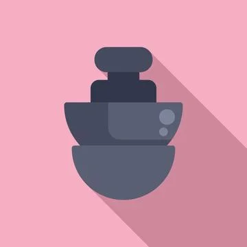 Auditory ear plug icon flat vector. Health care protection Stock Illustration