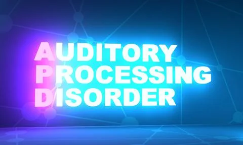 Auditory processing disorder Stock Illustration