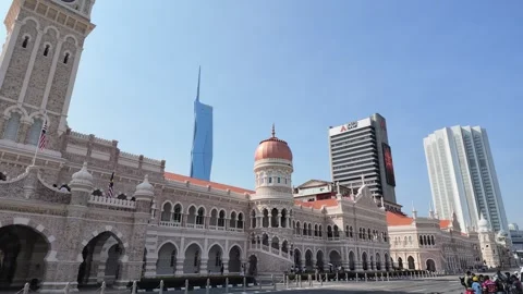 AUG 4.2026.MALAYSIA.The Sultan Abdul Samad Building in Kuala Lumpur, Video stock 341669282