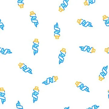 Auger drill bit vector seamless pattern Stock Illustration