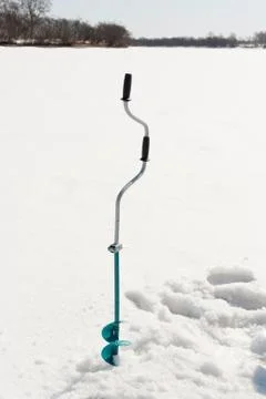 Auger for ice Stock Photos