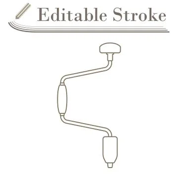 Auger Icon Stock Illustration