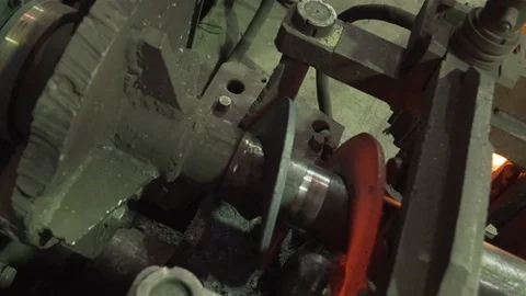 Auger manufacturing process engineering plant Stock Footage 129760810