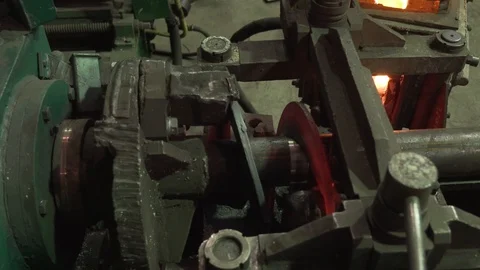 Auger manufacturing process engineering plant Stock Footage 129760908