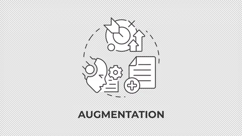 Augmentation line concept icon animation Stock Footage 337774132