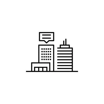 Augmented, city, mobile, reality icon. Element of future technological pack for Stock Illustration