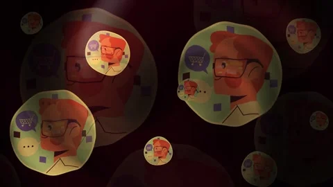 Augmented Reality Background Loop Stock Footage 309448417