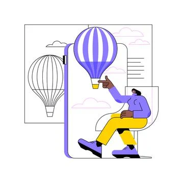 Augmented reality book abstract concept vector illustration. Stockillustratie