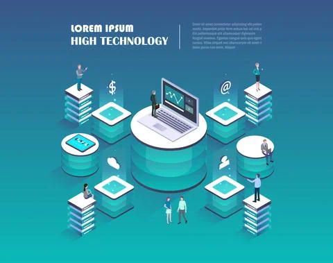 Augmented reality concept Stock Illustration