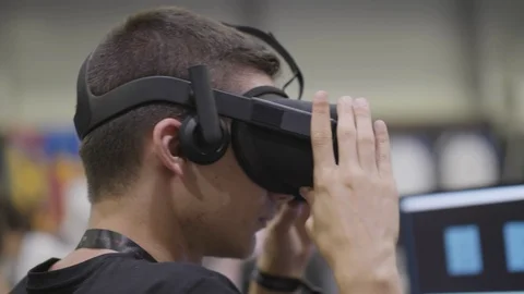 Augmented reality developer Stock Footage 109480622