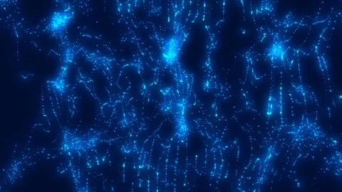 Augmented Reality Digital Data Flow Network Abstract tech Background Stock Footage 108265286