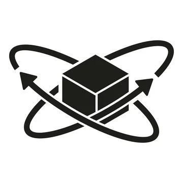 Augmented reality future icon simple vector. Device ar Stock Illustration