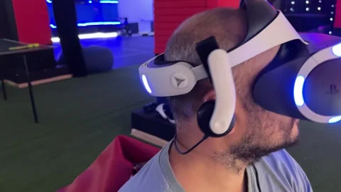 Augmented reality, future technology concept. VR. Stock Footage 303971707