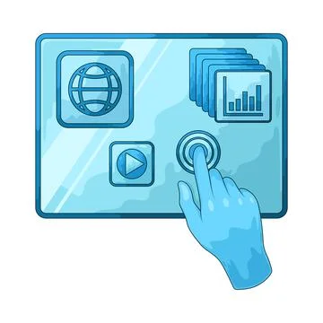 Augmented Reality illustration Stock Illustration