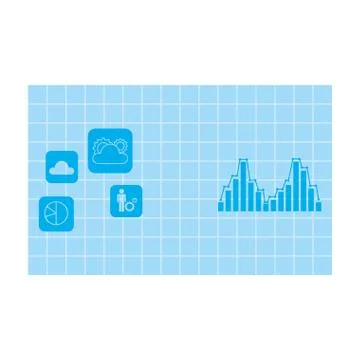 Augmented reality perspective icon Illustrazione stock