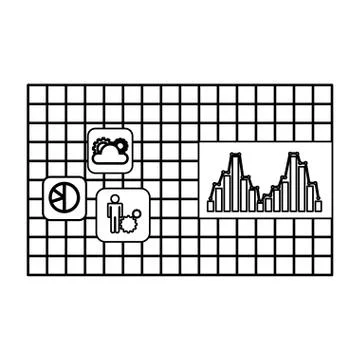 Augmented reality perspective icon イラスト素材