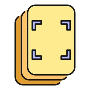 Augmented reality scanner scanning digital target icon 库存插图