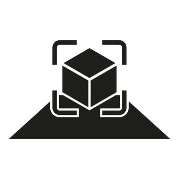 Augmented reality space icon simple vector. Vr device Stock Illustration