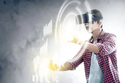 Augmented reality technology 写真素材