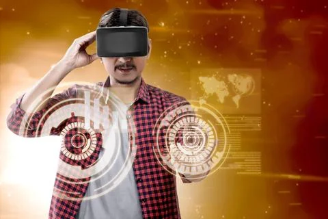 Augmented reality technology 写真素材