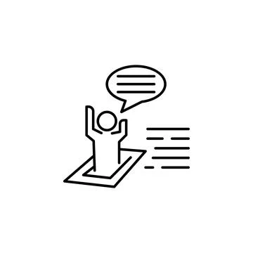 Augmented reality, technology, toy, visual icon. Element of new technology icon Illustrazione stock