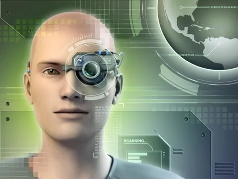 Augmented vision Stock Illustration