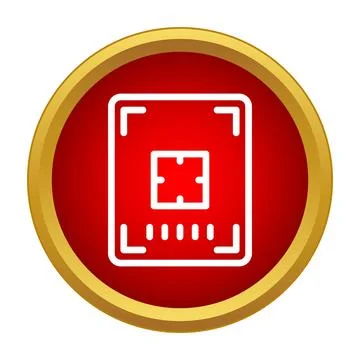 Augmenting reality interface scanning digital target icon イラスト素材