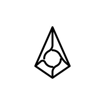 Augur debit card icon. Element of Crypto currency icon for mobile concept and Stock Illustration