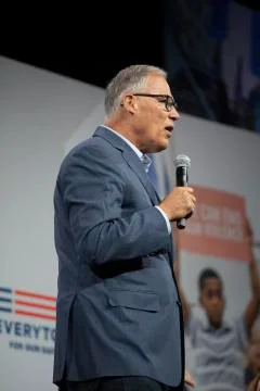 AUGUST 10 2019: DES MOINES IOWA-POLITICIANS SPEAK AT GUN SAFETY FORUM Stock Photos