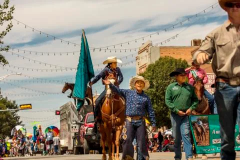 AUGUST 10, 2019 - GALLUP NEW MEXICO, USA -98th Gallup Inter-tribal Indian Foto stock