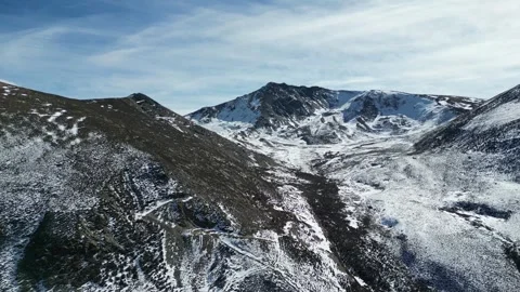 On august 10 2025:Huge snow-capped mountains in Tibet Stock Footage 319371422
