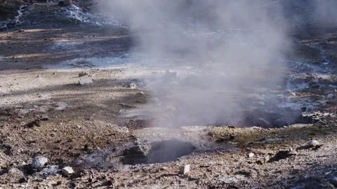 August 27, 2023 - Geothermal Features at Yellowstone Park, USA Stock Footage 276324557