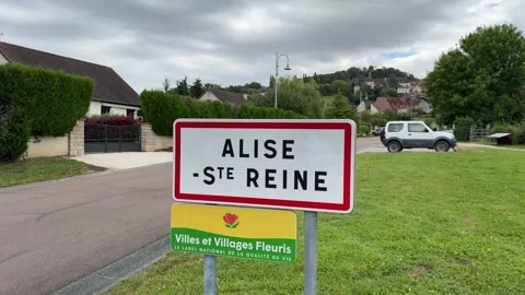 August 9, 2025 - Alise-Sainte-Reine, France - Ancient Alesia Roman ruins Stock Footage 338054572