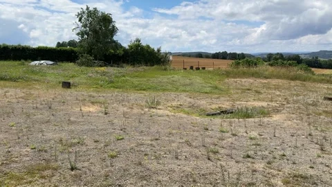 August 9, 2025 - Alise-Sainte-Reine, France - Ancient Alesia Roman ruins Stock Footage 338054576
