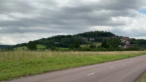 August 9, 2025 - Alise-Sainte-Reine, France - Ancient Alesia Roman ruins Stock Footage 338054584