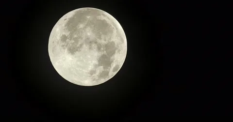 August Full Sturgeon Moon Time Lapse Stock Footage 66366351